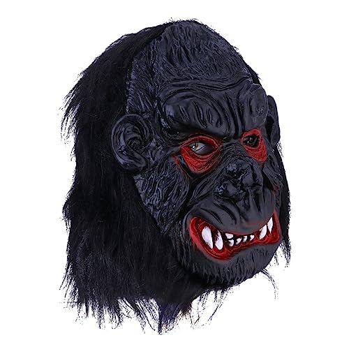 KICHOUSE Halloween Gorilla Grusel Horror für Party Schwarze Reißzähne für Karnevalskostüme von KICHOUSE