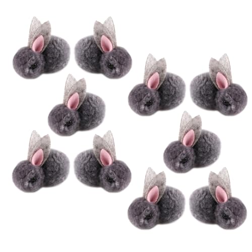 KICHOUSE 10 Stück Plüschhase Plüschtier Osterhase Figuren Kaninchenpuppe Spielzeug Minihase Plüsch Osterhase Plüsch Winzige Plüschtiere Plüschkaninchen Weicher Kleiner Hase von KICHOUSE