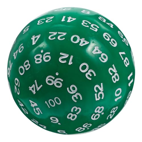 KICHOUSE 100 Standard-spielwürfel 12-seitiger Würfel Mehrseitige Spielwürfel Spiel Würfel Würfelspiel Im Freien Kosmische Gemischte Würfel Farbige Würfel Mehrseitige Würfel Green Acryl von KICHOUSE