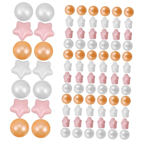 KICHOUSE 100 Stück Kinder Bälle für Bällebäder Runde Ozeanbälle aus Kunststoff Wiederverwendbar und Bruchsicher Spielzeug für Kleinkinder und Babys für Spielplätze und Pools KICHOUSE 100 Stück Kinder Bälle für Bällebäder Runde Ozeanbälle aus Kunststoff Wiederverwendbar und Bruchsicher Spielzeug für Kleinkinder und Babys für Spielplätze und Pools von KICHOUSE