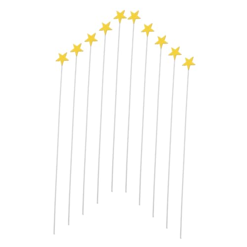 KICHOUSE 100 Stück Gelbe Stern Kuchen Deko Tortenaufleger aus Weichem Schwamm Wiederverwendbare Einfach Einzustecken Kreative Cupcake Decoration Toppers für Geburtstag und Party KICHOUSE 100 Stück Gelbe Stern Kuchen Deko Tortenaufleger aus Weichem Schwamm Wiederverwendbare Einfach Einzustecken Kreative Cupcake Decoration Toppers für Geburtstag und Party von KICHOUSE