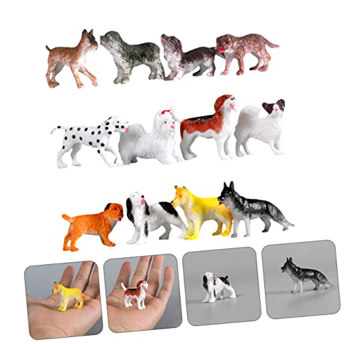 KICHOUSE 12 Stück Mini Hunde Spielzeugfiguren Niedliche Wackelkopf Hunde Für Auto Armaturenbrett Und Desktop Dekoration üschige Hunde Kuscheltiere Für Kreative Und von KICHOUSE