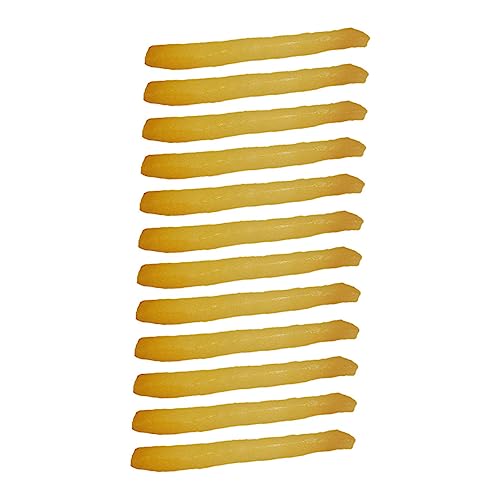 KICHOUSE 12 Stück Pommes Frites Spielzeugset für Kinder Künstliche Lebensmittelmodelle zur Dekoration von Küchen und Partys Simulation Frites für Rollenspiele und Fotografie Requisiten KICHOUSE 12 Stück Pommes Frites Spielzeugset für Kinder Künstliche Lebensmittelmodelle zur Dekoration von Küchen und Partys Simulation Frites für Rollenspiele und Fotografie Requisiten von KICHOUSE