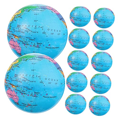 KICHOUSE 12pcs Druck Lindern Bälle Bälle Kinder Für Erwachsene Spielzeug Globe Dekompression Spielzeug von KICHOUSE