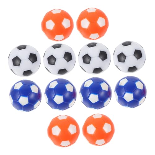 KICHOUSE 12st Mini-tischfußballmaschine Tischfußballbälle Schwebender Fußball Ersatzbälle Für Tischfußball Fußballspiele Kinderfußball Fußballkarten Sport Hüften (umweltfreundliches Harz) von KICHOUSE