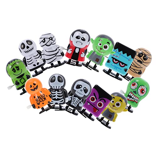 KICHOUSE 13st Halloween-Spielzeug Halloween-laufspielzeug Teufel Aufziehbares Spielzeug Mini-Geschenke Halloween-partygeschenke Trickspielzeug Plastik Vampir Karikatur Kind von KICHOUSE