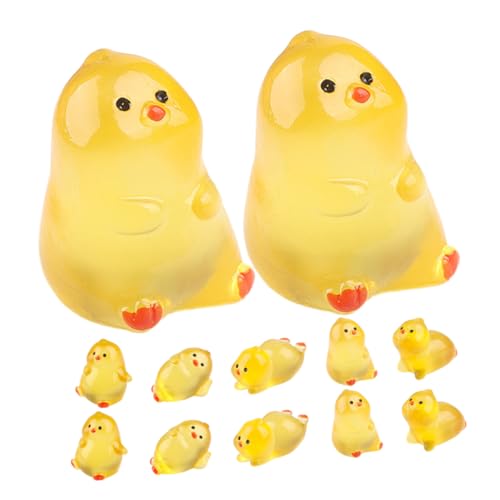 KICHOUSE 15Stücke Teiliges Leuchtende Mini Küken Figuren aus Resin Süße Miniatur Hühner Deko für Garten Puppenhaus Fischtank und Mehr Vivid Chick Skulpturen für Außenbereich KICHOUSE 15Stücke Teiliges Leuchtende Mini Küken Figuren aus Resin Süße Miniatur Hühner Deko für Garten Puppenhaus Fischtank und Mehr Vivid Chick Skulpturen für Außenbereich von KICHOUSE