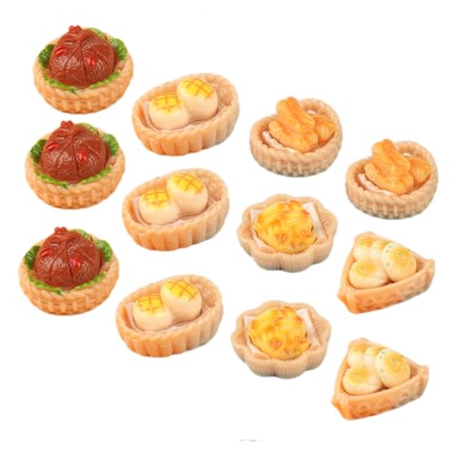 KICHOUSE 16 Stück Teiliges Miniatur Lebensmittel Puppenhaus Küche Deko Realistische Mini Food Modelle DIY Resin Essensspielzeug Vielseitiges Puppenhaus Zubehör für Kreative KICHOUSE 16 Stück Teiliges Miniatur Lebensmittel Puppenhaus Küche Deko Realistische Mini Food Modelle DIY Resin Essensspielzeug Vielseitiges Puppenhaus Zubehör für Kreative von KICHOUSE
