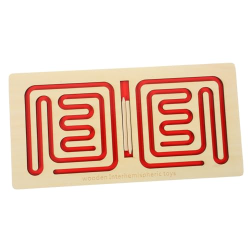KICHOUSE Interhemisphärisches Labyrinthspielzeug für Kinder Hand Auge Koordination Lernspielzeug Pädagogisches Spielzeug Frühkindliche Jahren KICHOUSE Interhemisphärisches Labyrinthspielzeug für Kinder Hand Auge Koordination Lernspielzeug Pädagogisches Spielzeug Frühkindliche Jahren von KICHOUSE