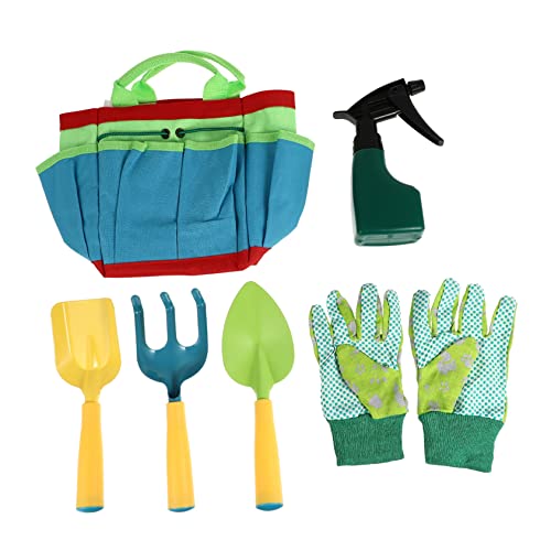 KICHOUSE 1Satz Mini Gartenwerkzeugen Für Tragetasche Bonsai Schaufeln Sprühflasche Kinderhandschuhe Für Gartenarbeit Und Pflanzprojekte Zuhause von KICHOUSE