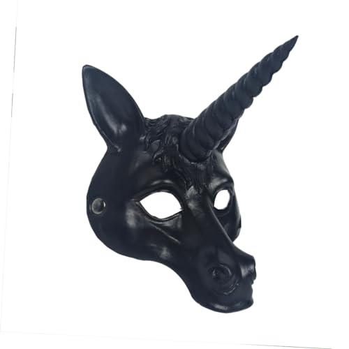 KICHOUSE 1Stk Einhorn-Maske Einhorn-Kopfmasken Tier-Cosplay-Masken Halloween-Zubehör Halloween-Maske Einhorn Kostümmaske Halloween-Pu-Maske dreidimensional Kopfbedeckung 3d von KICHOUSE