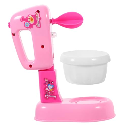 KICHOUSE 1Stk Simulationsblender Lernspielzeug für Kinder Mini-Mixer-Spielzeug Mädchenspielzeug Spielzeuge kreatives Mixer-Spielzeug Kindergeschenk Miniatur Haushaltsgeräte einstellen Rosa von KICHOUSE