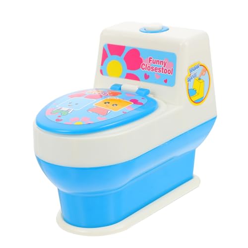 KICHOUSE 1Stk simulierte Toilette engstes Spielzeug Möbel Miniatur Kinderspielzeug Spielzeuge interessantes Spielzeug Simulation engstes Werkzeugspielzeug Puzzle Haushaltsgeräte Geschenk von KICHOUSE