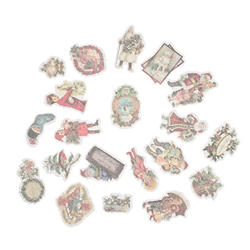 KICHOUSE 2 Boxen Material dekorative Aufkleber Scrapbooking Sticker Scrapbook Stickers bastel Materialien stickerbögen Scrapbooking Aufkleber Retro deko Scrapbook-Aufkleber Papieraufkleber von KICHOUSE