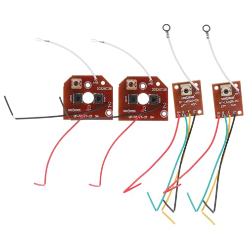 KICHOUSE 2 Sätze Fernbedienungsmodul Zubehör Für Rc-car Frühes Lernspielzeug Rc-Spielzeug-Sender-empfänger-Platine Spielzeug Für Wissenschaftliche Experimente DIY-Spielzeug Kupfer von KICHOUSE