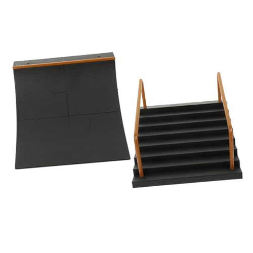 KICHOUSE 2 Stück Finger Skateboard Rampe Teiliges aus Kunststoff Skatepark Zubehör Fingerskateboard Park Teile für Fingerfertigkeit Training und Spielspaß Geeignet für Junge Mädchen und KICHOUSE 2 Stück Finger Skateboard Rampe Teiliges aus Kunststoff Skatepark Zubehör Fingerskateboard Park Teile für Fingerfertigkeit Training und Spielspaß Geeignet für Junge Mädchen und von KICHOUSE