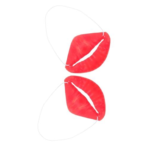 KICHOUSE Wurst Mund Lippen 2 Halloween Dekoration Lustige Cartoon Wurst Gesichtsmaske Mit Roten Lippen Requisiten Für Tanzpartys Festivals Und Halloween Feiern KICHOUSE Wurst Mund Lippen 2 Halloween Dekoration Lustige Cartoon Wurst Gesichtsmaske Mit Roten Lippen Requisiten Für Tanzpartys Festivals Und Halloween Feiern von KICHOUSE