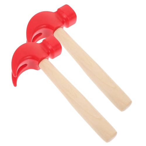 KICHOUSE 2 Stück Holzspielzeug Hammer Kompakte Robuste Holzhämmer für Kleinkinder Bunte Montessori Werkzeuge Fördert Hand Auge koordination und Motorische Fähigkeiten für Kindergarten und KICHOUSE 2 Stück Holzspielzeug Hammer Kompakte Robuste Holzhämmer für Kleinkinder Bunte Montessori Werkzeuge Fördert Hand Auge koordination und Motorische Fähigkeiten für Kindergarten und von KICHOUSE