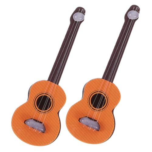 KICHOUSE 2 Stück Miniatur Gitarre Teiliges Vintage Holzoptik Musikinstrument Dekoration Puppenhaus Zubehör Realistische Mini Gitarre Deko für Doll House und Fotorequisiten KICHOUSE 2 Stück Miniatur Gitarre Teiliges Vintage Holzoptik Musikinstrument Dekoration Puppenhaus Zubehör Realistische Mini Gitarre Deko für Doll House und Fotorequisiten von KICHOUSE
