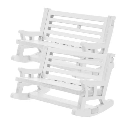 KICHOUSE 2 Stück Miniatur Holz Schaukelstuhl Retro Vintage Stil Puppenhaus Deko Tischdekoration Feine Handarbeit Charmante Miniatur Möbel für Innenräume KICHOUSE 2 Stück Miniatur Holz Schaukelstuhl Retro Vintage Stil Puppenhaus Deko Tischdekoration Feine Handarbeit Charmante Miniatur Möbel für Innenräume von KICHOUSE