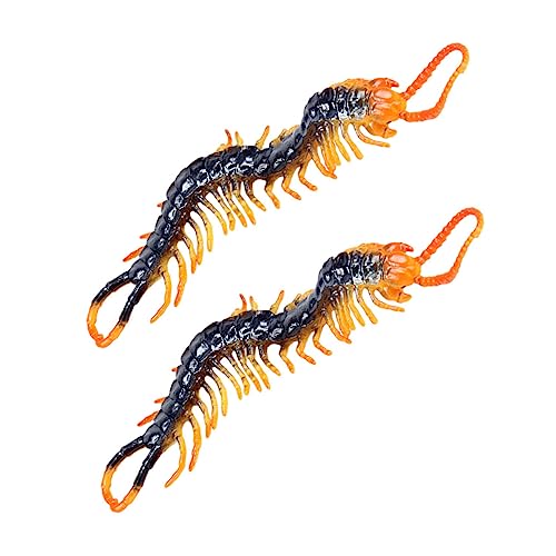 KICHOUSE 2 Stücke Cmipede Figürchen Ornament Simulation Centipede Centipede Modell Ornament von KICHOUSE