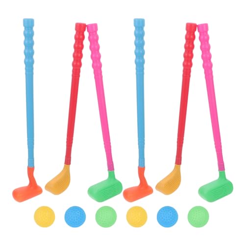 KICHOUSE 2 Stück Kinder Golfset aus Kunststoff mit Golfschläger und Ball Lernspielzeug für Draußen Golfspielzeug für Kleinkinder Fördert Eltern Kind Aktivitäten Geeignet für Outdoor Sport KICHOUSE 2 Stück Kinder Golfset aus Kunststoff mit Golfschläger und Ball Lernspielzeug für Draußen Golfspielzeug für Kleinkinder Fördert Eltern Kind Aktivitäten Geeignet für Outdoor Sport von KICHOUSE