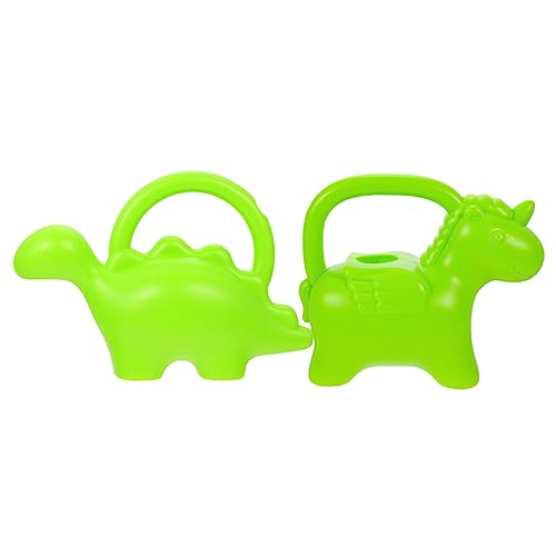 KICHOUSE 2St kleine Wasserkanne Babywannenspielzeug Gießkannen für den Innenbereich giesskanne Kinder kindergießkannen dinozu Bewässerungssprüher Spielzeug für den Strand Plastik Green von KICHOUSE