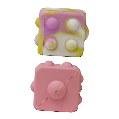 KICHOUSE 2Stücke Würfelspielzeug Für Junge Mädchen Sicher Und Pädagogisch Druckbare Für Stressabbau Farblich Sortiert Für Kleinkinder KICHOUSE 2Stücke Würfelspielzeug Für Junge Mädchen Sicher Und Pädagogisch Druckbare Für Stressabbau Farblich Sortiert Für Kleinkinder von KICHOUSE