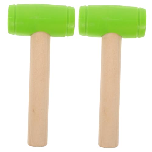 KICHOUSE 2st Holzspielzeug Für Kinder Kleiner Schlaghammer Kinderspielzeug Hammerspielzeug Für Kinder Kleine Hammerspielzeuge Kinder Hammerspielzeug Babyspielzeug Hölzern Green von KICHOUSE