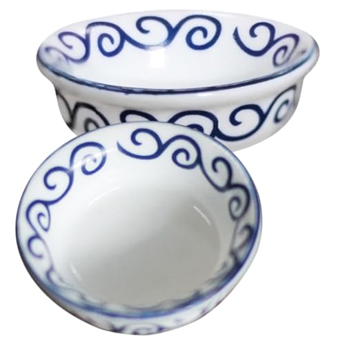 KICHOUSE 2stücke Miniatur-Schalen Teiliges Keramik Geschirr Für Puppenhaus Zubehör Mini Suppenschalen Für Kreative Spielwelten Für -mikrolandschaften Und Kinderzimmer Deko KICHOUSE 2stücke Miniatur-Schalen Teiliges Keramik Geschirr Für Puppenhaus Zubehör Mini Suppenschalen Für Kreative Spielwelten Für -mikrolandschaften Und Kinderzimmer Deko von KICHOUSE