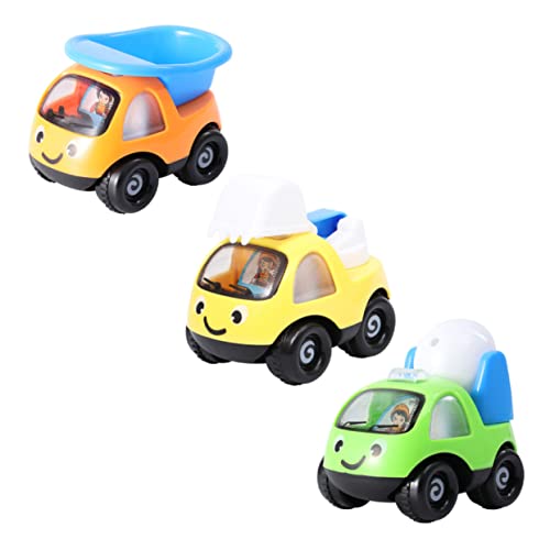 KICHOUSE 3 Stück Tierförmige Autospielzeuge Für Kinder Lustiges Lernspielzeug Kreatives Spielzeug Für Kleinkinder Ab 1 Jahr Fördert Die Motorischen Fähigkeiten Und Die Kreativität von KICHOUSE