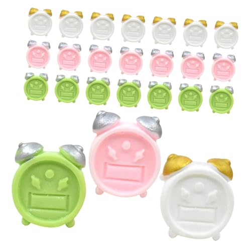 KICHOUSE 30 Stück Puppenhaus Dekoration Mini Wecker Modell in Weiß Realistische Retro Uhren für Miniaturmöbel und Wohnzimmerszene KICHOUSE 30 Stück Puppenhaus Dekoration Mini Wecker Modell in Weiß Realistische Retro Uhren für Miniaturmöbel und Wohnzimmerszene von KICHOUSE