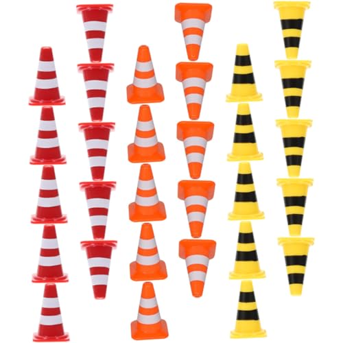 KICHOUSE 30 Stück Teiliges Mini Verkehrskegel Lernspielzeug mit Roten Gelben und Orangen Kegeln Realistische Verkehrszeichen für Spielerische Verkehrssicherheitsbildung und Eltern Junge KICHOUSE 30 Stück Teiliges Mini Verkehrskegel Lernspielzeug mit Roten Gelben und Orangen Kegeln Realistische Verkehrszeichen für Spielerische Verkehrssicherheitsbildung und Eltern Junge von KICHOUSE