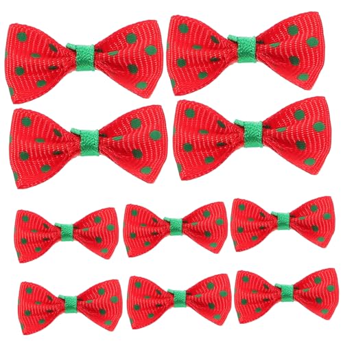 KICHOUSE 30St Mini-Fliege puppenzubehör haaraccessoires Haarband Dekoration geldgeschenke Weihnachten Haarschleifen Mini Spielzeug winzige Schleifen kleine Schleifen Mini-Bögen Stoff von KICHOUSE