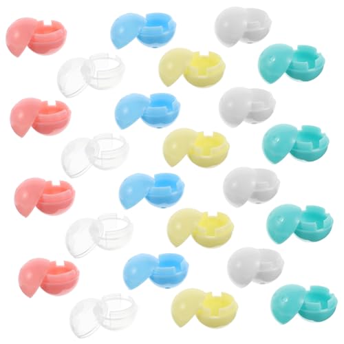 KICHOUSE 30Stücke Befüllbare Kapseln für Klauenautomaten Mini Kugelkugeln Transparent und Wiederverwendbare Plastikbälle für Verlosungen KICHOUSE 30Stücke Befüllbare Kapseln für Klauenautomaten Mini Kugelkugeln Transparent und Wiederverwendbare Plastikbälle für Verlosungen von KICHOUSE