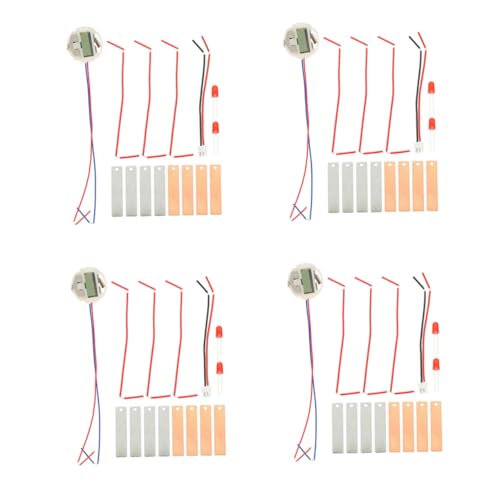KICHOUSE 4 Sätze DIY Obstbatterie Experimentierkasten mit Elektronischer Uhr Stem Wissenschaftsspielzeug für DIY Schaltkreis Bausatz Tragbar für Schulprojekte und Familienexperimente KICHOUSE 4 Sätze DIY Obstbatterie Experimentierkasten mit Elektronischer Uhr Stem Wissenschaftsspielzeug für DIY Schaltkreis Bausatz Tragbar für Schulprojekte und Familienexperimente von KICHOUSE
