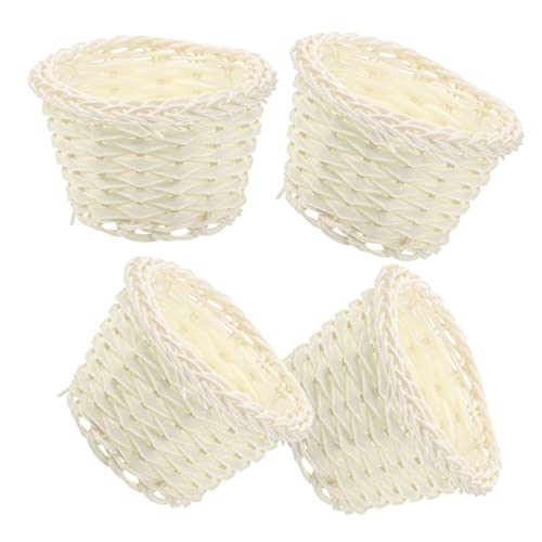 KICHOUSE Miniatur-blumenkorb 4 Stück Geflochtene Körbe Für Puppenhaus Mini-küche KICHOUSE Miniatur-blumenkorb 4 Stück Geflochtene Körbe Für Puppenhaus Mini-küche von KICHOUSE