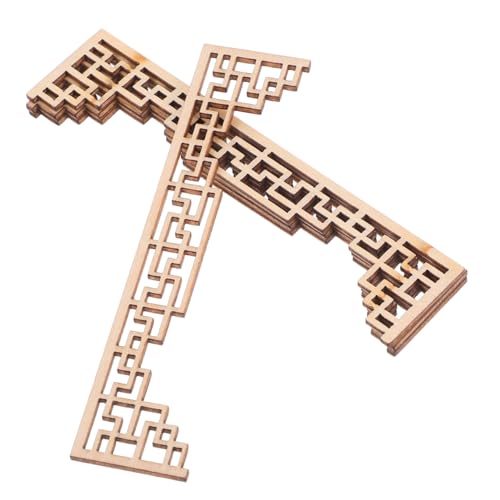 KICHOUSE 4 Stück Teiliges Miniatur Holz Applikationen für Chinesische Architektur Robuste DIY Holzmodelle Hängende Balken Designs Detailreiche Sandtisch und Puppenhaus Zubehörteile KICHOUSE 4 Stück Teiliges Miniatur Holz Applikationen für Chinesische Architektur Robuste DIY Holzmodelle Hängende Balken Designs Detailreiche Sandtisch und Puppenhaus Zubehörteile von KICHOUSE