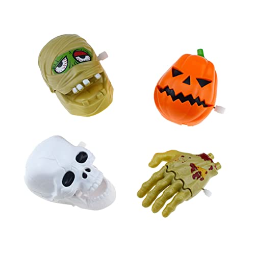 KICHOUSE 4 Teiliges Halloween Uhrwerk Kidcraft Spielset Zum Aufziehen Lernspielzeug Halloween Geschenktütenfüller Uhrwerk Spielzeug Für Spielzeug Für Geschenktüten Kinderspielzeug von KICHOUSE