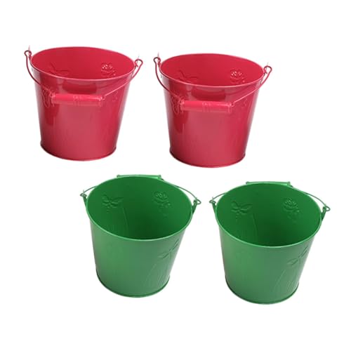 KICHOUSE 4pcs Kinder Lustige Eimer Spielzeug Strand Wasser Eimer Kinder Spielzeug (gelegentliche Farbe) von KICHOUSE