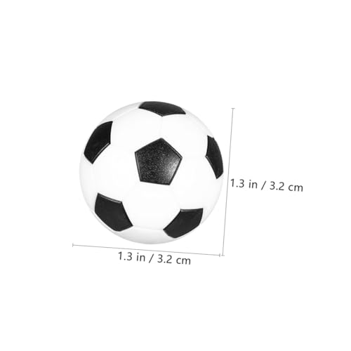 KICHOUSE 5 Stück Teiliges Tischfußballbälle Mini Tischfußball Ersatzbälle aus Robustem Kompatibel mit Tischspiel Fußball für Langlebigen Spielspaß KICHOUSE 5 Stück Teiliges Tischfußballbälle Mini Tischfußball Ersatzbälle aus Robustem Kompatibel mit Tischspiel Fußball für Langlebigen Spielspaß von KICHOUSE