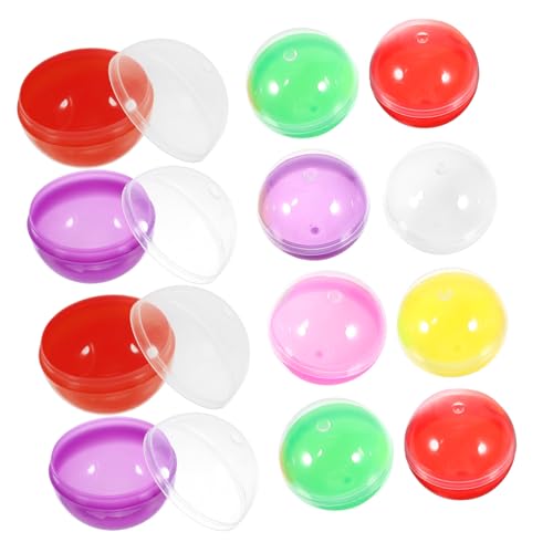 KICHOUSE Kunststoffverpackung 50 Stück Leere Kapseln Für Kaugummiautomaten Großpackung Automatenkapseln Für Dekoration Und Aufbewahrung KICHOUSE Kunststoffverpackung 50 Stück Leere Kapseln Für Kaugummiautomaten Großpackung Automatenkapseln Für Dekoration Und Aufbewahrung von KICHOUSE