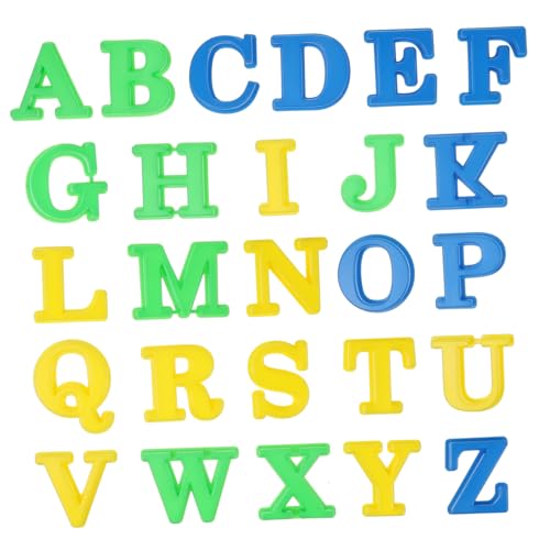 KICHOUSE 52 STK Buchstabenformen für Kinder sandspielzeug für Kinder Kind sandspielzeug Kinderaktivitäten Strand spielzeuge Alphabet-Buchstaben-Formen Lernen von Formen für Strandbuchstaben von KICHOUSE