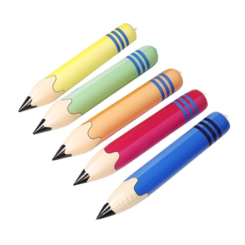 KICHOUSE 5stücke Giant Aufblasbare Bleistifte Aus Bunten Luftballon-requisiten Für Partys Schulbeginn-dekoration Und Geburtstagsfeiern Für Kreative Anlässe KICHOUSE 5stücke Giant Aufblasbare Bleistifte Aus Bunten Luftballon-requisiten Für Partys Schulbeginn-dekoration Und Geburtstagsfeiern Für Kreative Anlässe von KICHOUSE