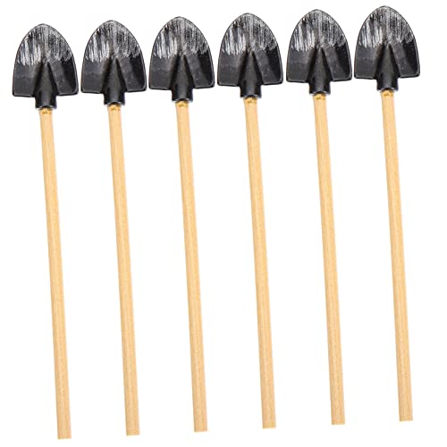 KICHOUSE 6 Stück Miniatur Gartenwerkzeuge Teilig Harz Detailgetreue Mini Schaufeln für Puppenhaus Zubehör Lebensechte Mini Garten Deko für Spiel und Basteln Fördert Kreativität und KICHOUSE 6 Stück Miniatur Gartenwerkzeuge Teilig Harz Detailgetreue Mini Schaufeln für Puppenhaus Zubehör Lebensechte Mini Garten Deko für Spiel und Basteln Fördert Kreativität und von KICHOUSE