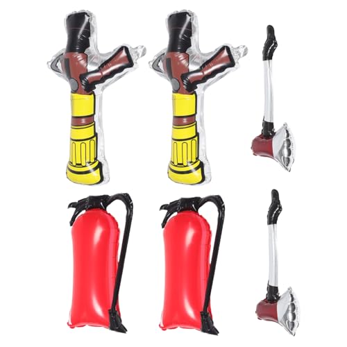 KICHOUSE 6 Stück Teiliges Feuerwehr Party Deko mit Aufblasbarem Feuerlöscher Hydrant und Axt Bunte Feuerwehr Luftballons für Kindergeburtstag Einfach Aufzublasen Wiederverwendbar KICHOUSE 6 Stück Teiliges Feuerwehr Party Deko mit Aufblasbarem Feuerlöscher Hydrant und Axt Bunte Feuerwehr Luftballons für Kindergeburtstag Einfach Aufzublasen Wiederverwendbar von KICHOUSE
