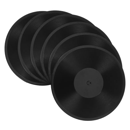 KICHOUSE 6 Stück Teiliges Puppenhaus Miniatur Schallplattenmodell Schwarze Miniatur Deko aus Stabilem Detailreiches Mini Zubehör für Puppenhaus und Fotorequisiten Langlebig und Vielseitig KICHOUSE 6 Stück Teiliges Puppenhaus Miniatur Schallplattenmodell Schwarze Miniatur Deko aus Stabilem Detailreiches Mini Zubehör für Puppenhaus und Fotorequisiten Langlebig und Vielseitig von KICHOUSE