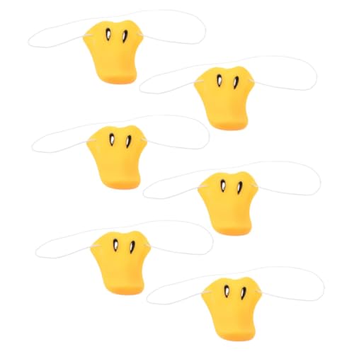 KICHOUSE 6 Stück Teiliges Realistische Entennasen Partyzubehör Langlebige Cosplay Requisiten für Karneval Maskerade Halloween Kostüm Dekoration KICHOUSE 6 Stück Teiliges Realistische Entennasen Partyzubehör Langlebige Cosplay Requisiten für Karneval Maskerade Halloween Kostüm Dekoration von KICHOUSE