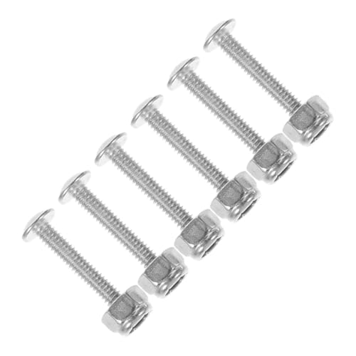 KICHOUSE 6 Stück Teiliges Tischfußball Ersatzschrauben Silber Präzise Gefertigte Hardware für Tischkicker Spieler Langlebige Metallteile für Intensives Spiel Kompatibel mit Kickertisch KICHOUSE 6 Stück Teiliges Tischfußball Ersatzschrauben Silber Präzise Gefertigte Hardware für Tischkicker Spieler Langlebige Metallteile für Intensives Spiel Kompatibel mit Kickertisch von KICHOUSE