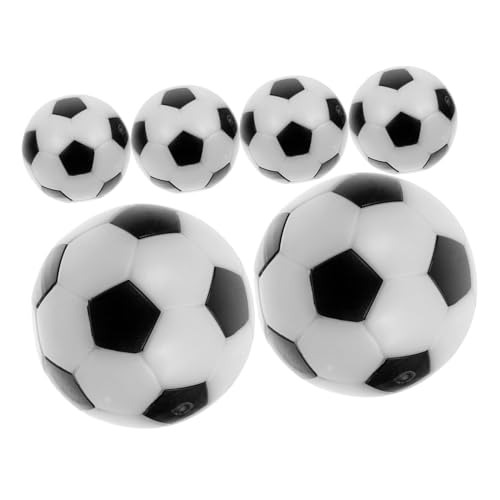 KICHOUSE 6er Set 32mm Tischfußball Bälle/Kleine Kickerbälle Für Tischfußball Und Freizeitspiele Ideal Für Jedes Kickertischspiel von KICHOUSE